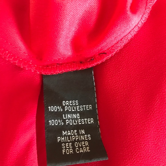 Long Sleeve Red Dress - Picture 8 of 8